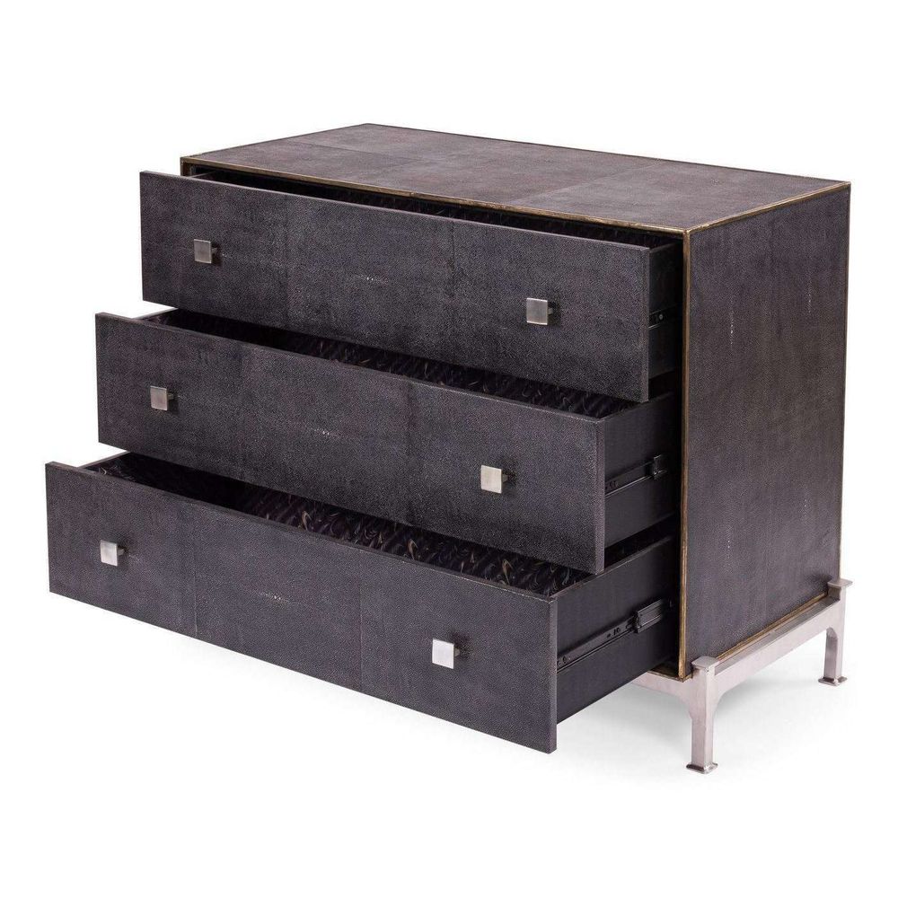 grey shagreen dresser Smith Grey Shagreen Dresser