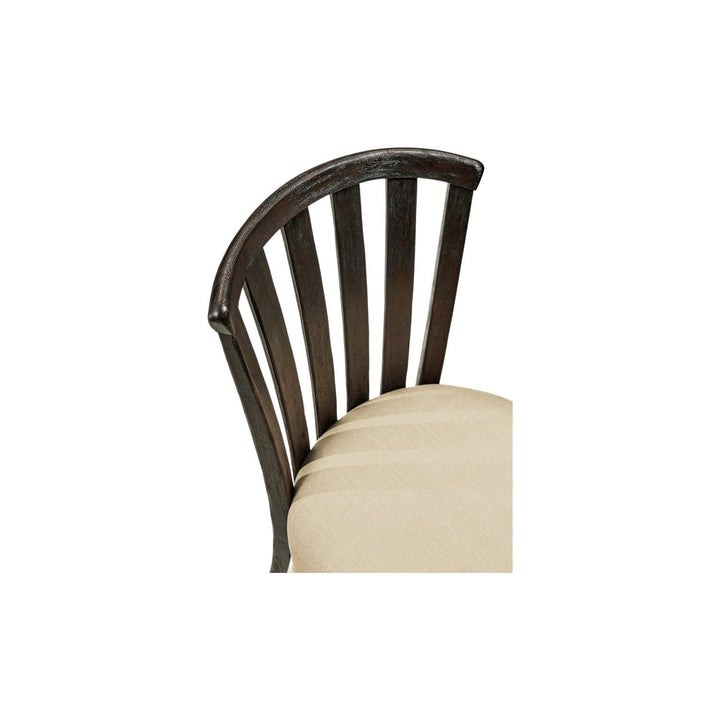 Casual Curved Back Side Chair-Jonathan Charles-JCHARLES-491047-SC-DTM-F400-Dining ChairsMedium Driftwood & Shambala-18-France and Son