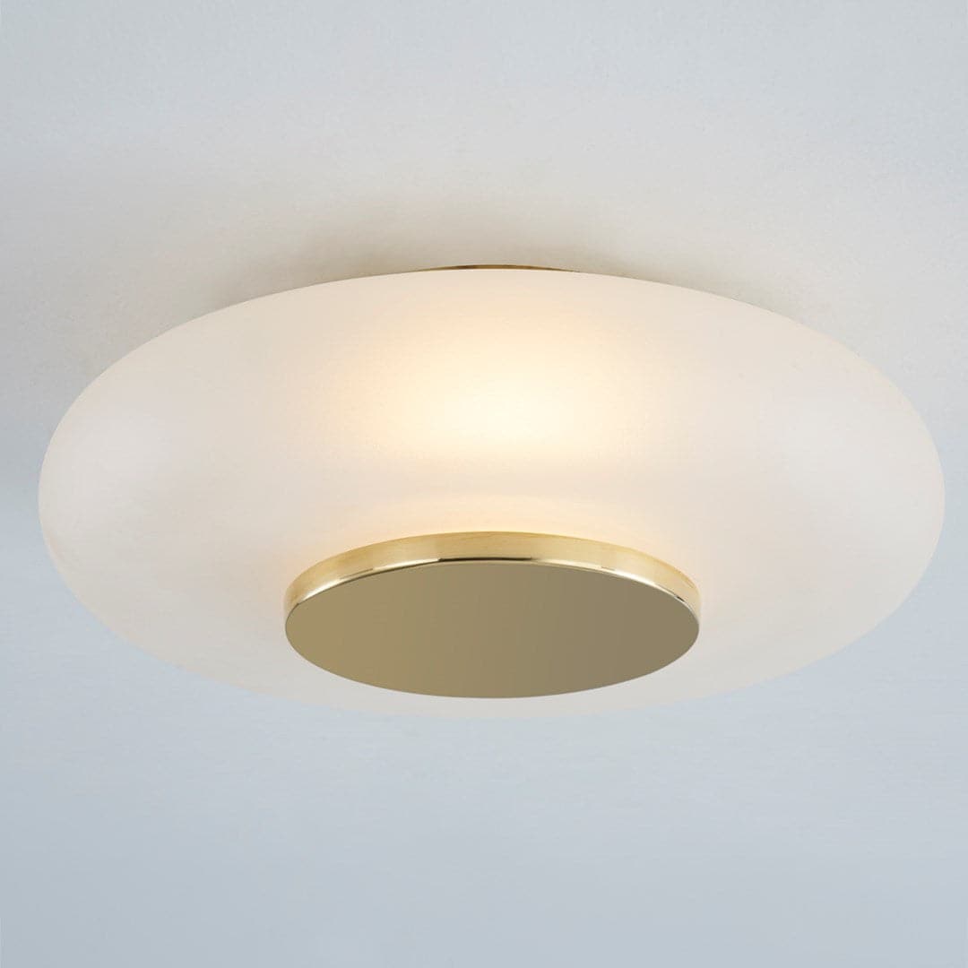 Blyford 1 Light Flush Mount-Hudson Valley-HVL-PI1896501-AGB-Flush MountsBrass-2-France and Son