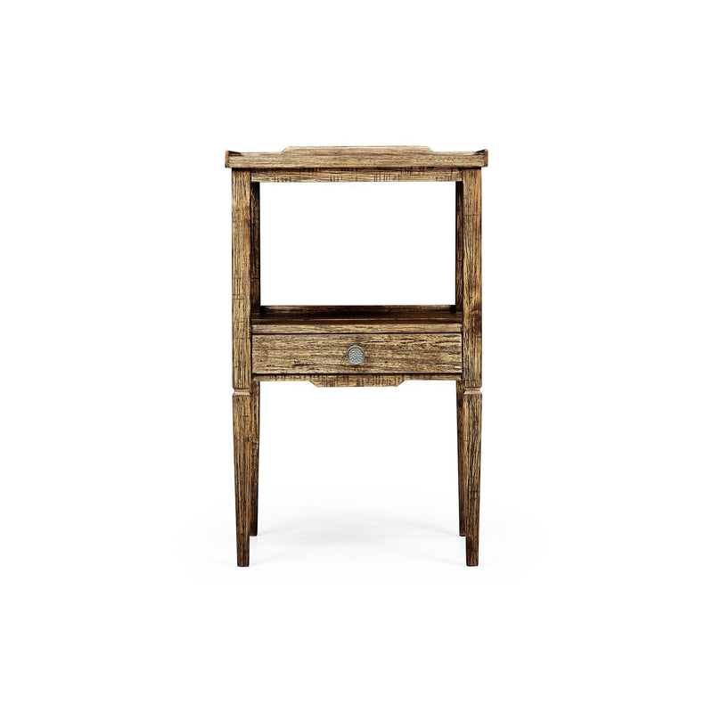Casual Square Lamp Table-Jonathan Charles-JCHARLES-491023-CFW-Side TablesCountry Walnut-12-France and Son