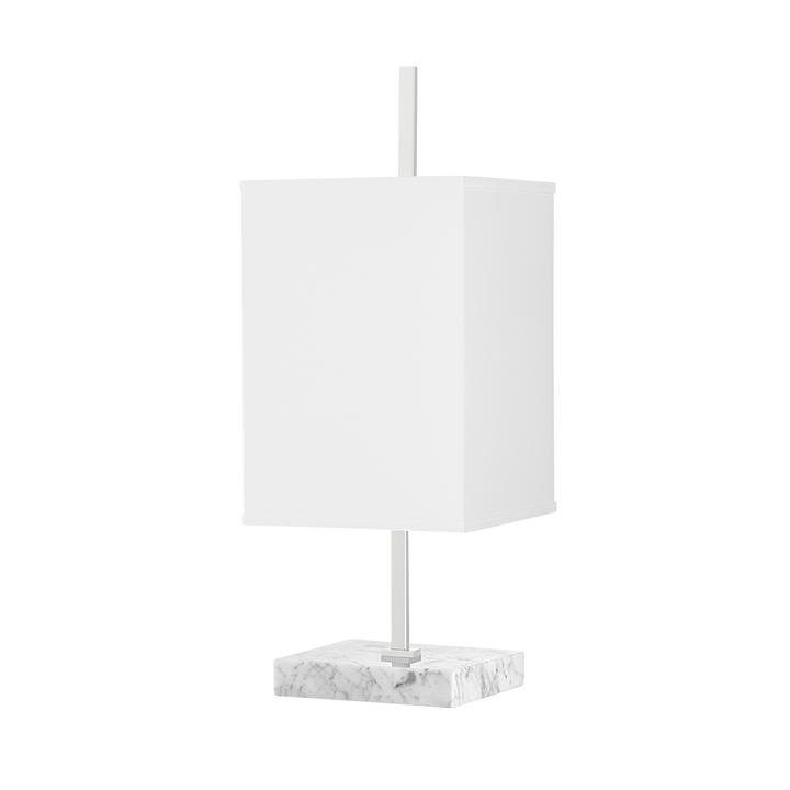 Mikaela 1 Light Table Lamp-Mitzi-HVL-HL700201-PN-Table LampsPolished Nickel-2-France and Son