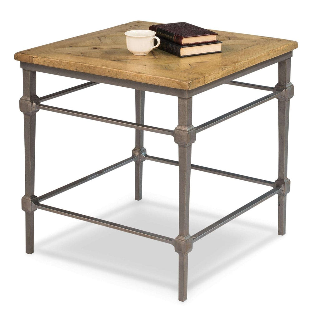 Hunter Parquet Side Table-SARREID-SARREID-30945-Side Tables-2-France and Son