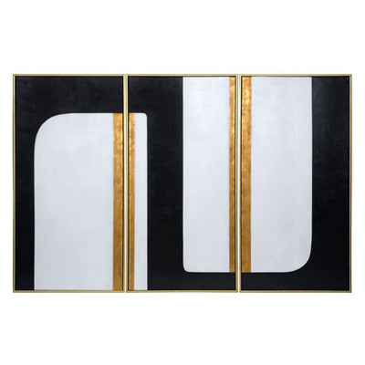 The Path (Set Of 3) - 30" x 60" - Gold Floater Frame-Sunpan-SUNPAN-A0180-Wall Art-1-France and Son