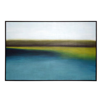 Wetlands - 72" x 48" - Black Floater Frame-Sunpan-SUNPAN-A0184-Wall Art-1-France and Son