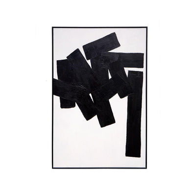 Building Blocks - 48" x 72" - Black Floater Frame-Sunpan-SUNPAN-A0225-Wall Art-1-France and Son