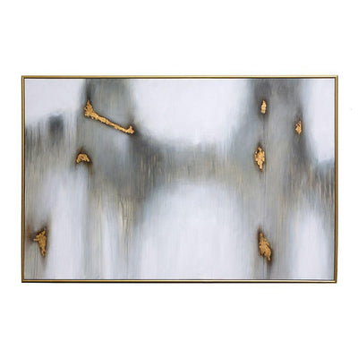 Water Marks - 72" x 48" - Gold Floater Frame-Sunpan-SUNPAN-A0227-Wall Art-1-France and Son
