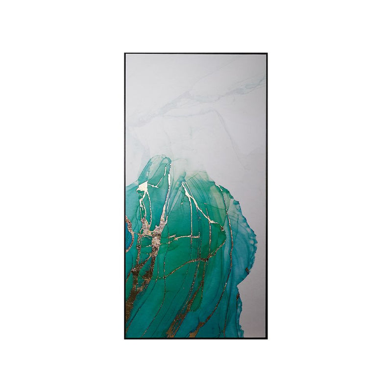 Blue Lagoon (Set Of 3) - 30" x 60" - Charcoal Floater Frame-Sunpan-SUNPAN-A0241-Wall Art-5-France and Son
