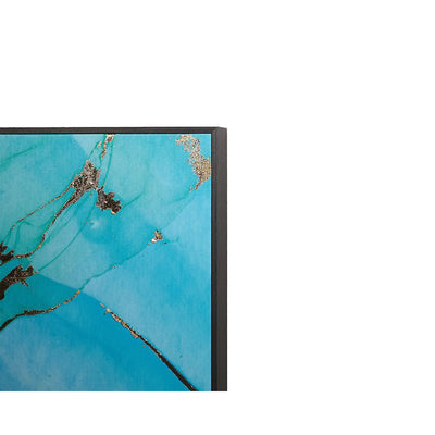 Blue Lagoon (Set Of 3) - 30" x 60" - Charcoal Floater Frame-Sunpan-SUNPAN-A0241-Wall Art-6-France and Son