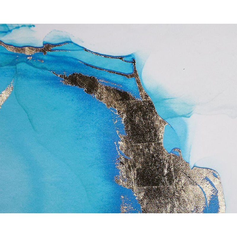 Blue Lagoon (Set Of 3) - 30" x 60" - Charcoal Floater Frame-Sunpan-SUNPAN-A0241-Wall Art-7-France and Son