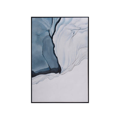 Glacial Rock - 48" x 72" - Black Floater Frame-Sunpan-SUNPAN-A0281-Wall Art-1-France and Son