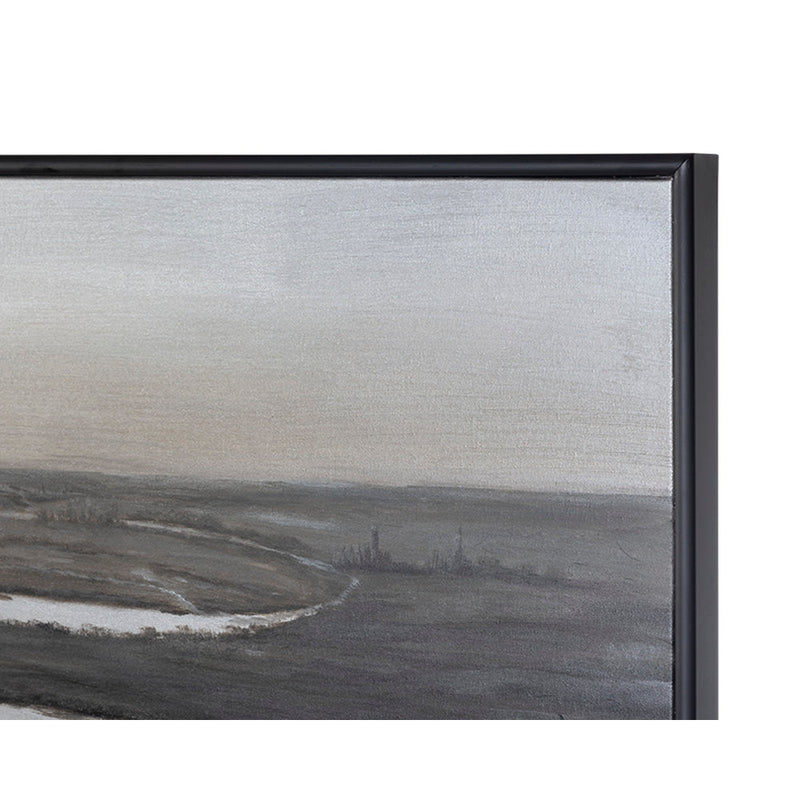 Lonesome Wetlands - 60" x 60" - Black Floater Frame-Sunpan-SUNPAN-A0288-Wall Decor-3-France and Son
