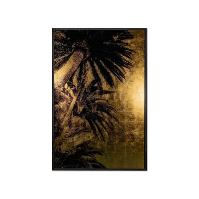 Palm Life - 48" x 72" - Charcoal Frame-Sunpan-SUNPAN-A0335-Wall Art-1-France and Son