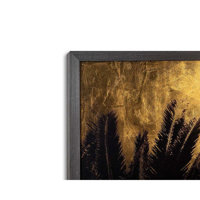 Palm Life - 48" x 72" - Charcoal Frame-Sunpan-SUNPAN-A0335-Wall Art-2-France and Son