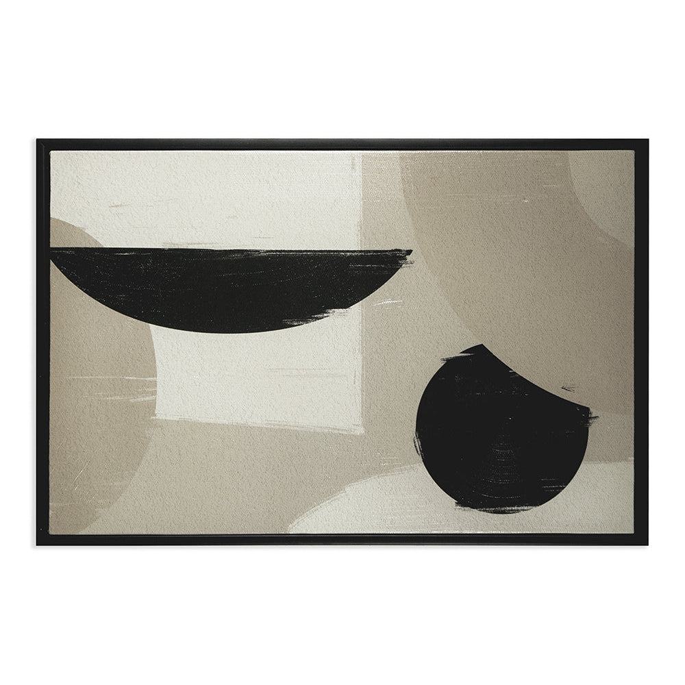 Multiple Lives (set Of 5) - Black Floater Frame-Sunpan-SUNPAN-A0338-Wall Art-2-France and Son