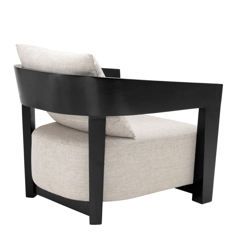 Chair Rubautelli - Black Finish-Eichholtz-EICHHOLTZ-A109584-Lounge Chairs-3-France and Son