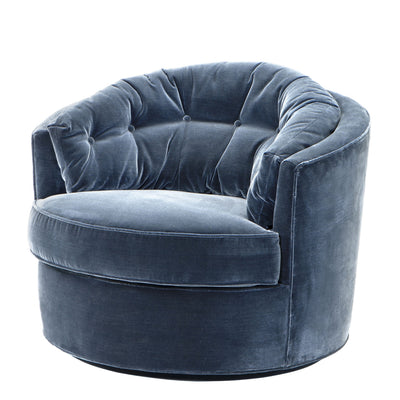 Chair Recla-Eichholtz-EICHHOLTZ-A110307-Lounge ChairsCameron Faded Blue-1-France and Son