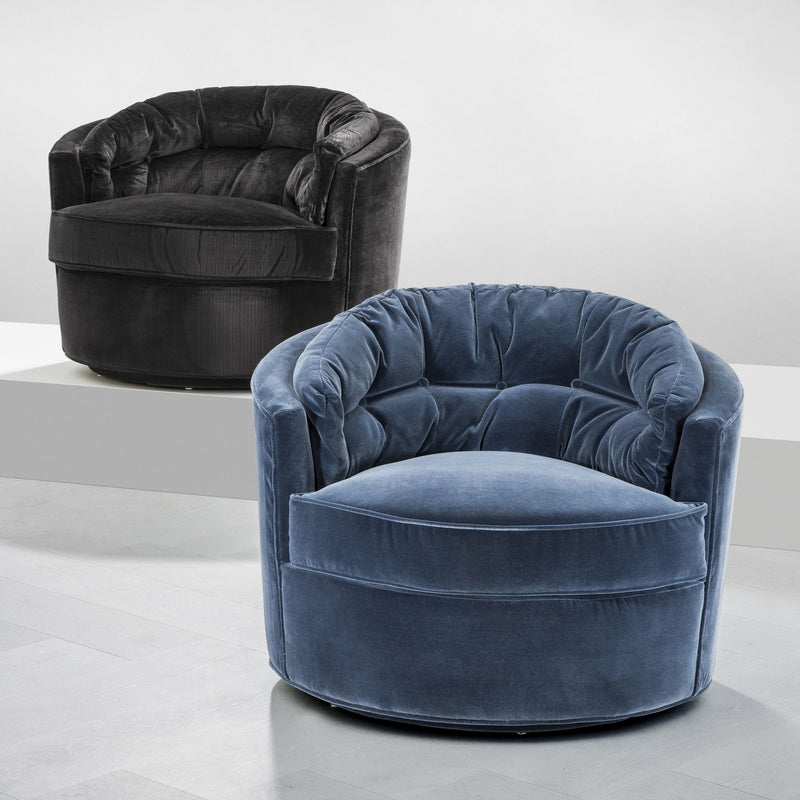 Chair Recla-Eichholtz-EICHHOLTZ-A110307-Lounge ChairsCameron Faded Blue-2-France and Son