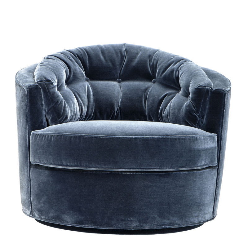 Chair Recla-Eichholtz-EICHHOLTZ-A110307-Lounge ChairsCameron Faded Blue-4-France and Son