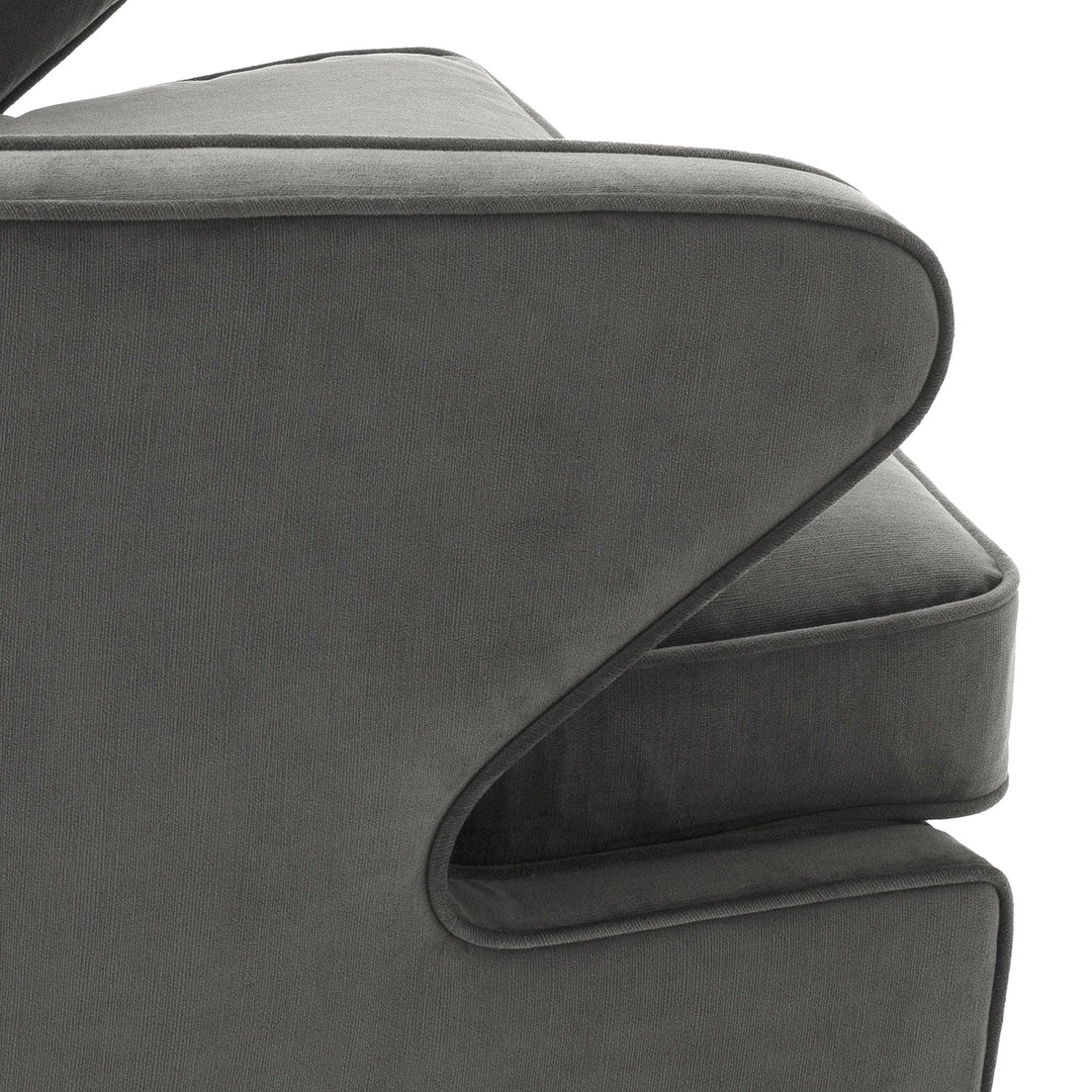 Swivel Chair Dorset Granite Grey-Eichholtz-EICHHOLTZ-A111503-Lounge Chairs-3-France and Son