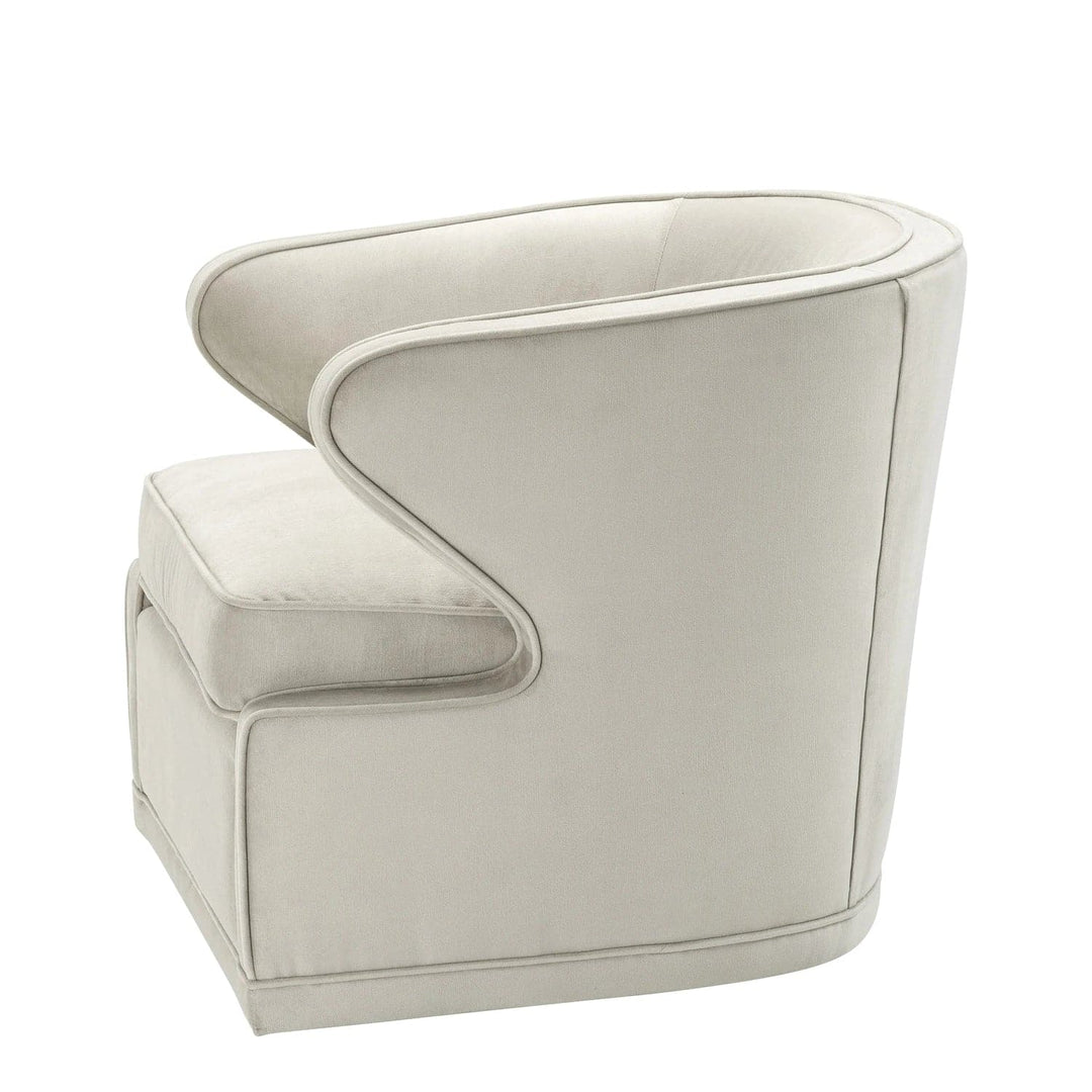 Swivel Chair Dorset-Eichholtz-EICHHOLTZ-A111503-Lounge ChairsGranite Grey-8-France and Son