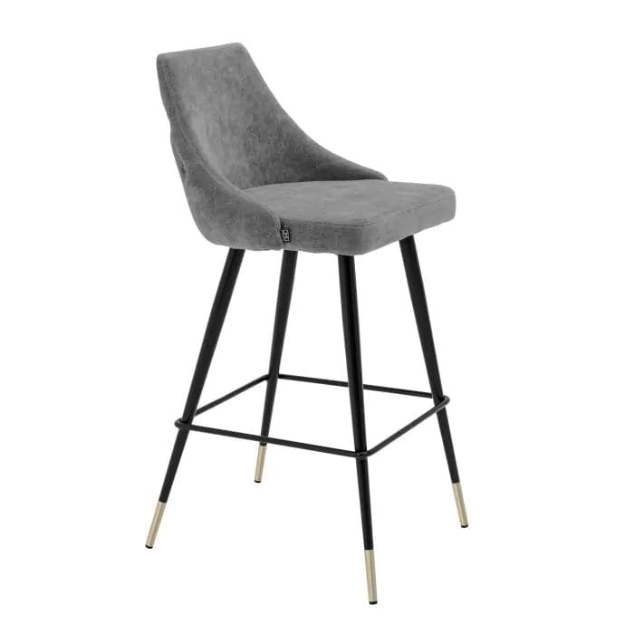 Bar Stool Cedro-Eichholtz-EICHHOLTZ-A112058-Bar StoolsClarck grey-2-France and Son