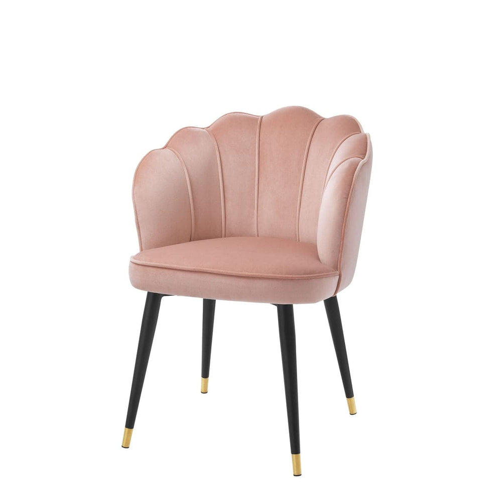 Dining Chair Bristol-Eichholtz-EICHHOLTZ-A113542-Dining ChairsSavona Nude Velvet-1-France and Son