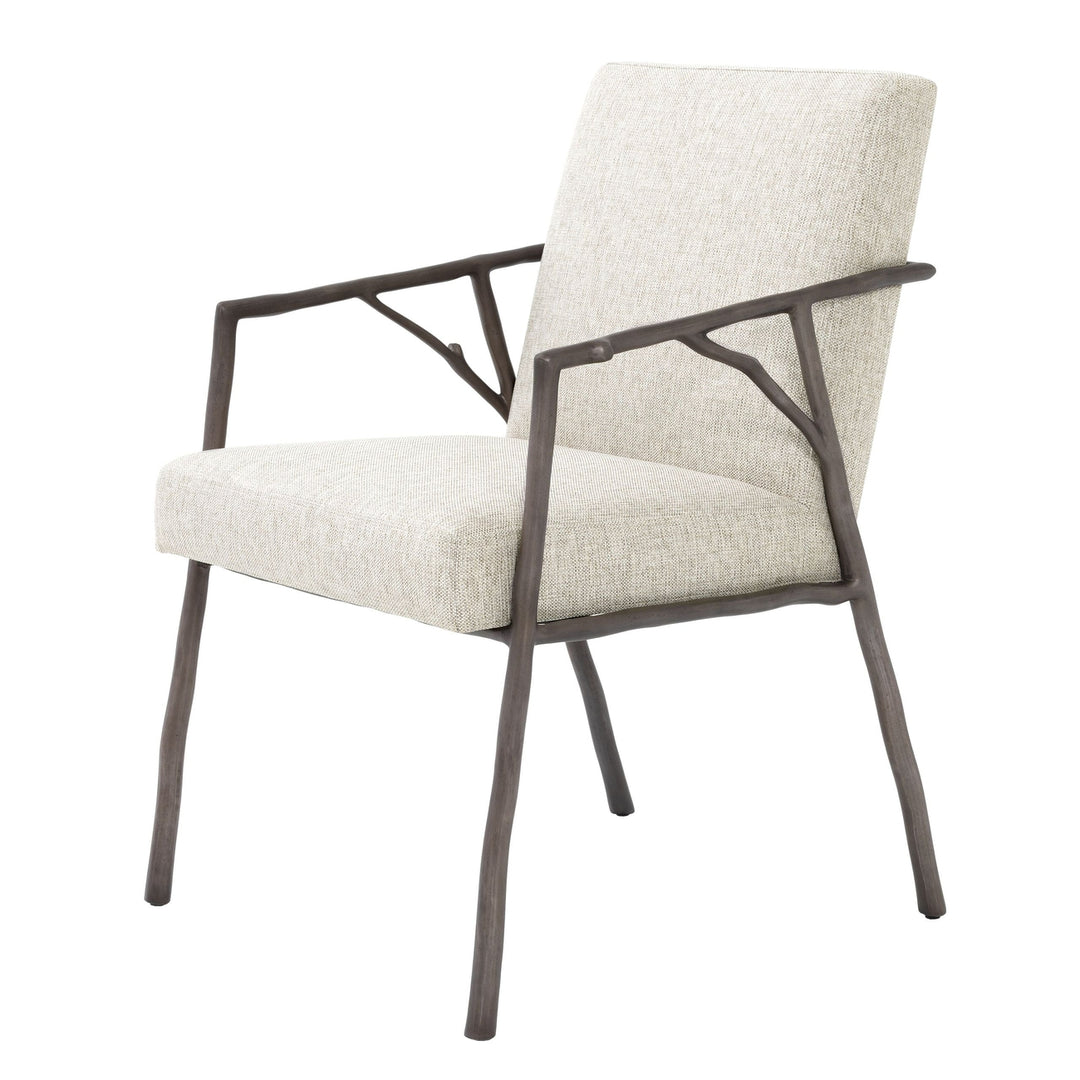 Dining Chair Antico - Medium Bronze Finish-Eichholtz-EICHHOLTZ-A114997-Dining ChairsAbrasia Grey Brown-6-France and Son
