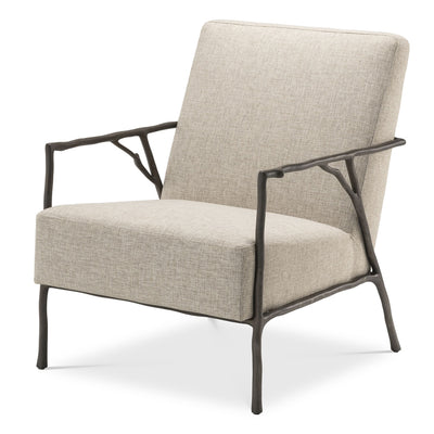 Chair Antico - Medium Bronze Finish-Eichholtz-EICHHOLTZ-A114908-Lounge ChairsLoki Natural-1-France and Son
