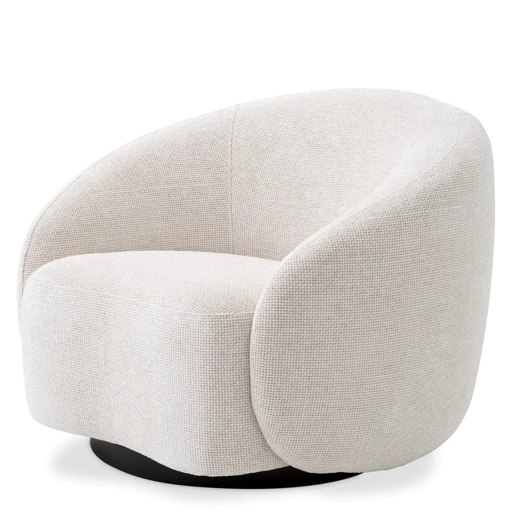 Swivel Chair Amore Lyssa Off-White-Eichholtz-EICHHOLTZ-A116070-Lounge Chairs-1-France and Son