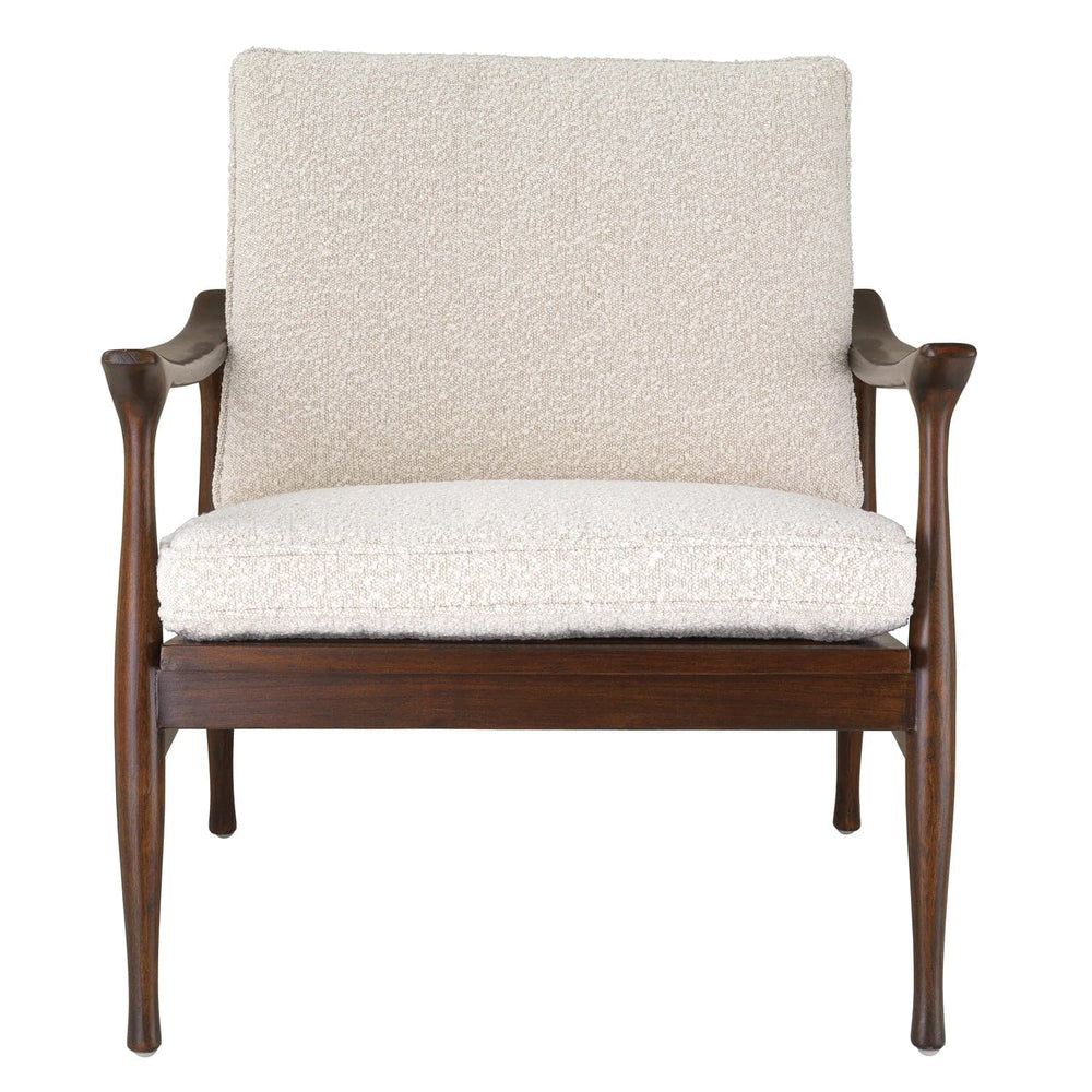 Chair Manzo-Eichholtz-EICHHOLTZ-A116223-Lounge ChairsBouclé Cream-2-France and Son