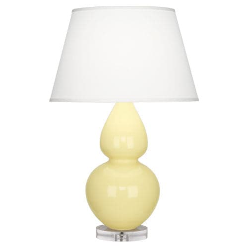 Double Gourd Table Lamp-Robert Abbey Fine Lighting-ABBEY-1660-Table LampsLily-Natural Brass-Ivory-119-France and Son