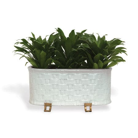 Sanibel Cream Oval Planter-Port 68-PORT-ACBS-281-03-Planters-2-France and Son