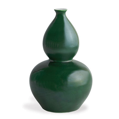 Emerald Double Gourd Vase-Port 68-PORT-ACBS-380-03-Vases-1-France and Son