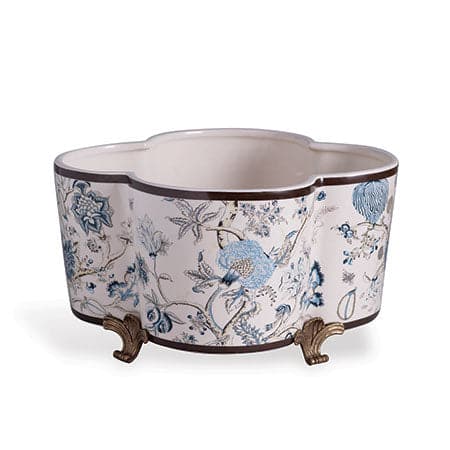 Pondicherry Quatrefoil Planter-Port 68-PORT-ACBS-387-02-Decorative Objects-1-France and Son