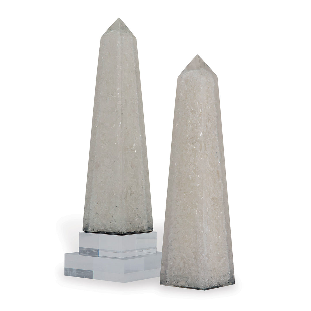 Stoneridge Obelisk-Port 68-PORT-ACFS-399-01-Decorative ObjectsWhite-2-France and Son