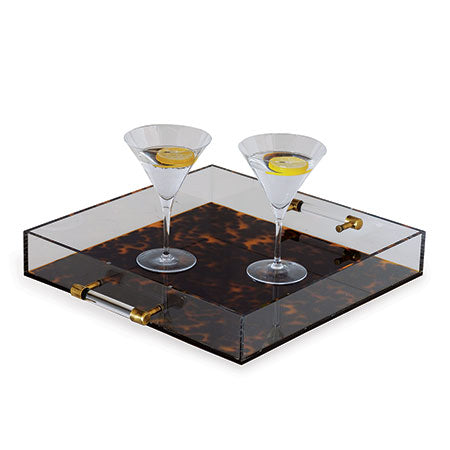 Tortoise Lucite Tray-Port 68-PORT-ACGS-061-02-Trays-2-France and Son