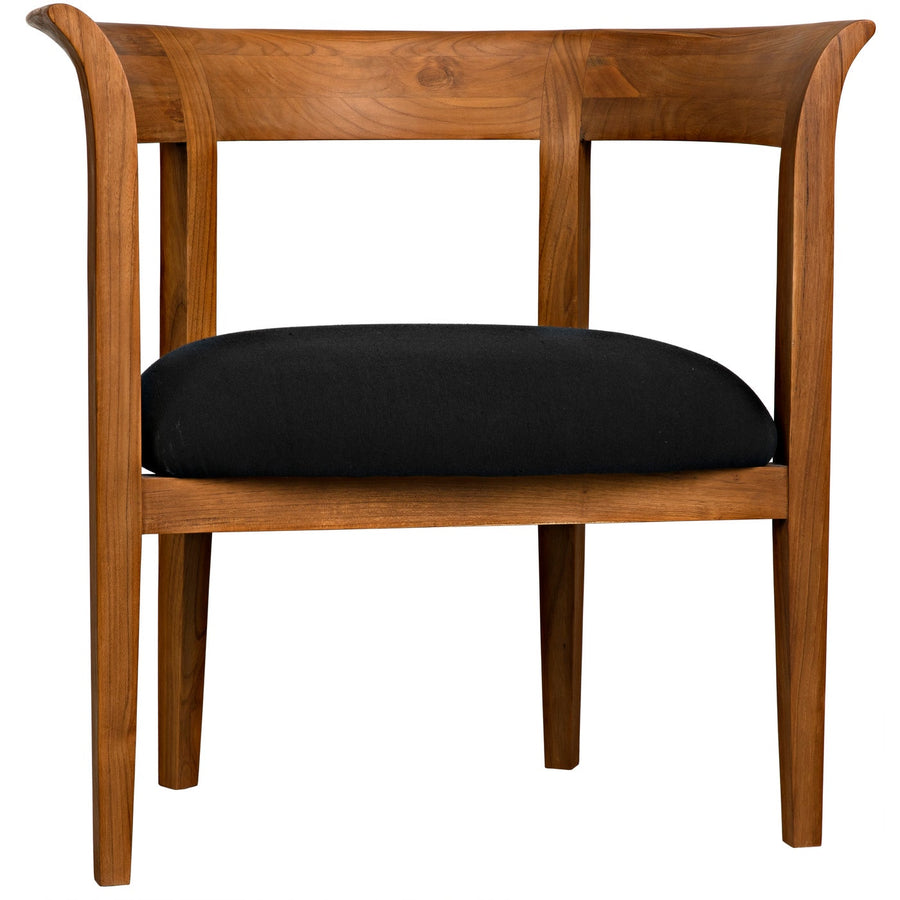 Webster Club Chair, Teak-Noir-NOIR-AE-104T-Lounge Chairs-1-France and Son