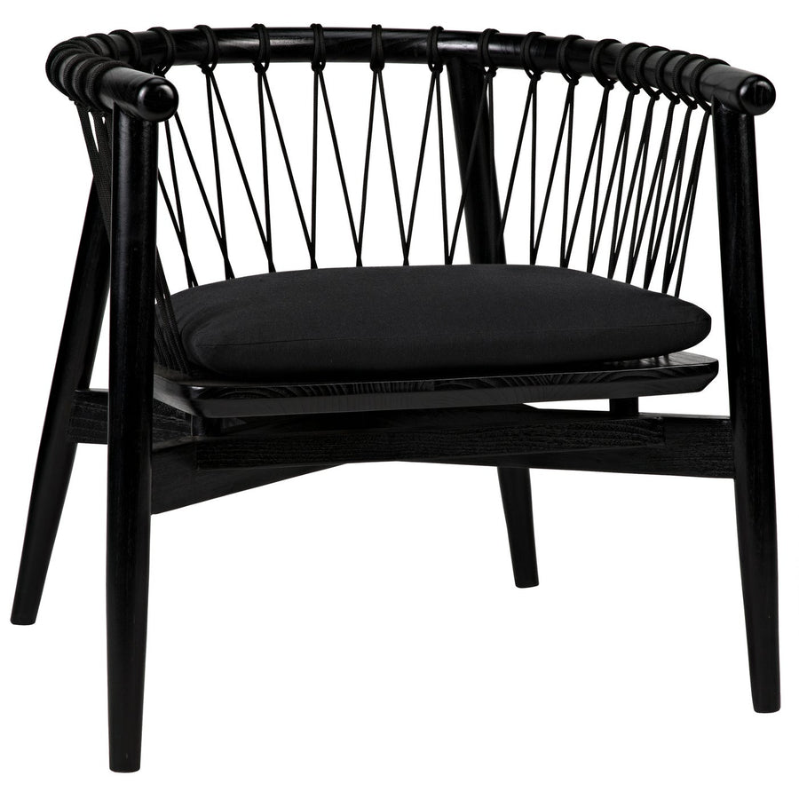 Hector Chair - Charcoal Black-Noir-NOIR-AE-124CHB-Lounge Chairs-1-France and Son