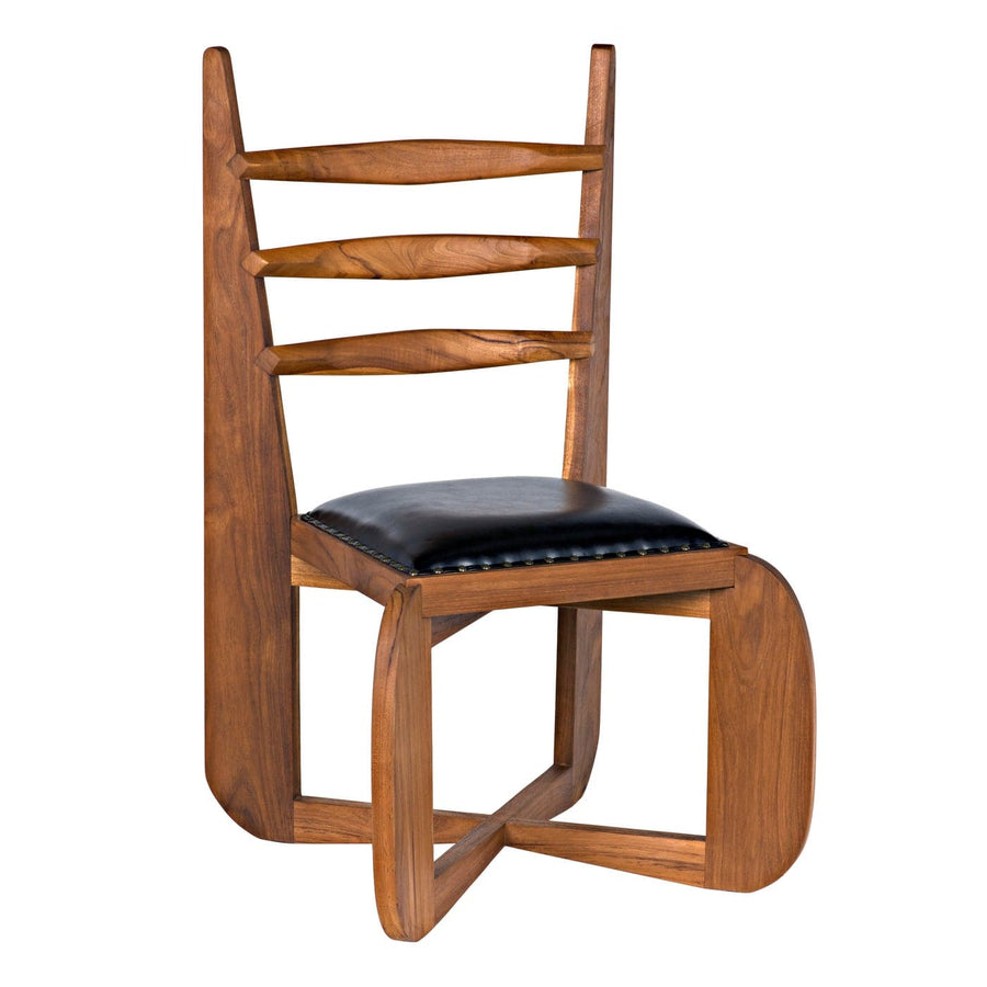 Titus Chair - Teak-Noir-NOIR-AE-214T-Dining Chairs-1-France and Son