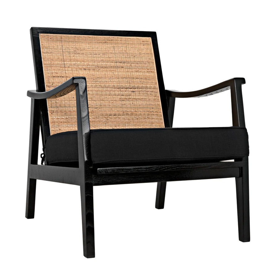 Lichtenstein Chair - Charcoal Black-Noir-NOIR-AE-215CHB-Lounge Chairs-1-France and Son