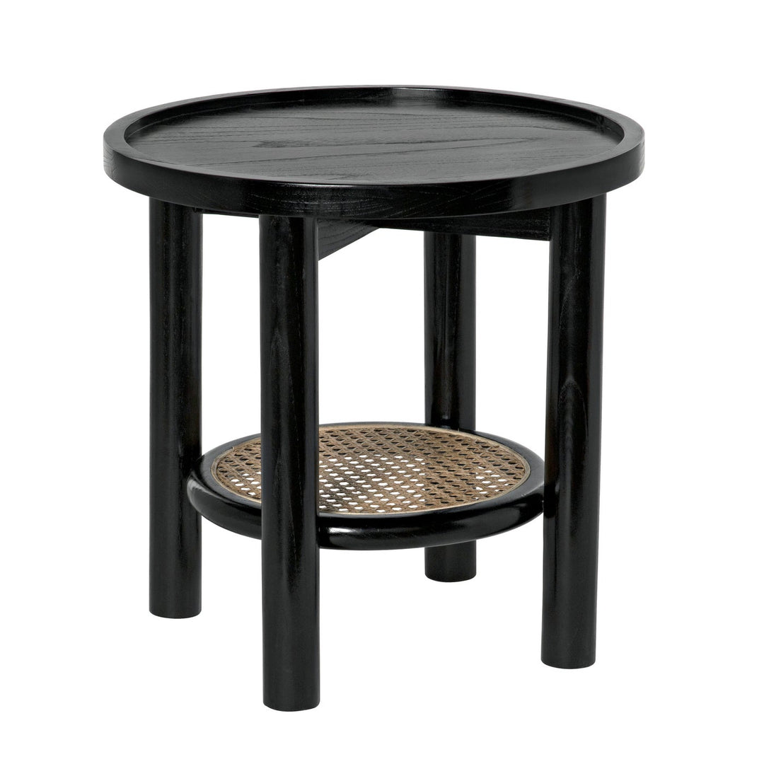 Hide Away Side Table - Charcoal Black-Noir-NOIR-AE-233CHB-Side Tables-1-France and Son