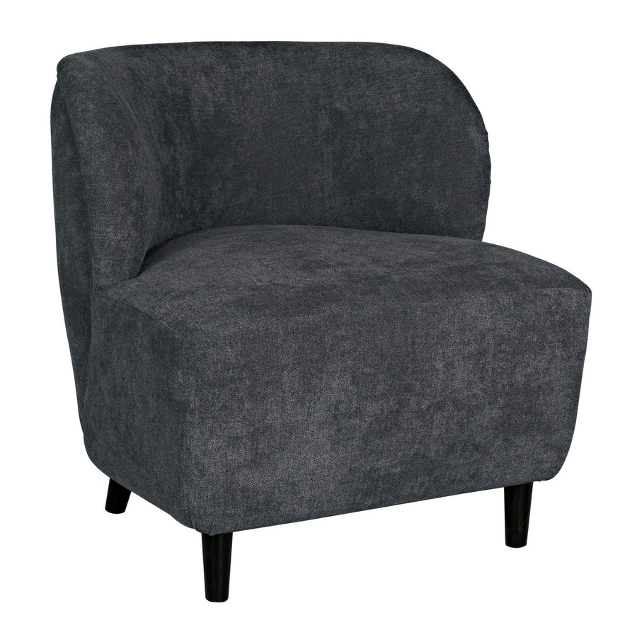 Laffont Chair-Noir-NOIR-AE-240G-1-Lounge ChairsCharcoal Black Legs-1-France and Son