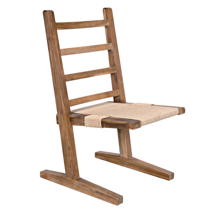 Salam Chair, Teak-Noir-NOIR-AE-247T-Lounge Chairs-2-France and Son