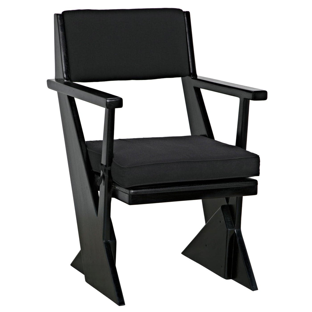 Madoc Arm Chair-Noir-NOIR-AE-256CHB-Dining Chairs-1-France and Son