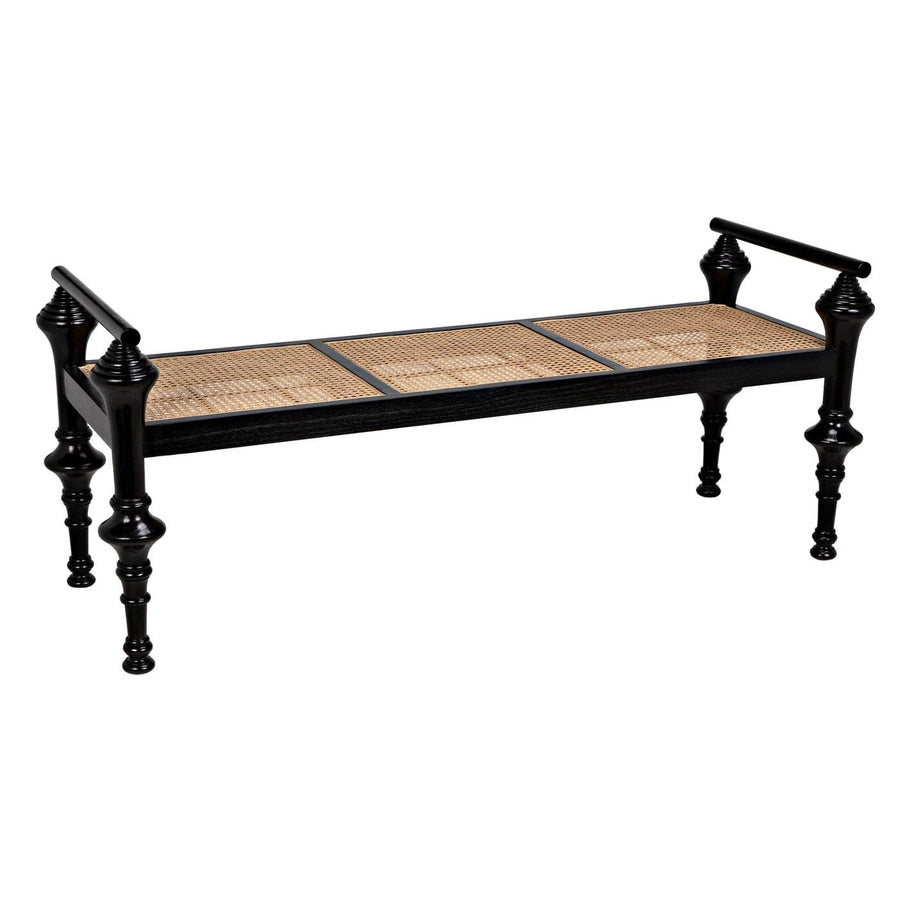 Indochine Bench-Noir-NOIR-AE-93CHB-Benches-1-France and Son