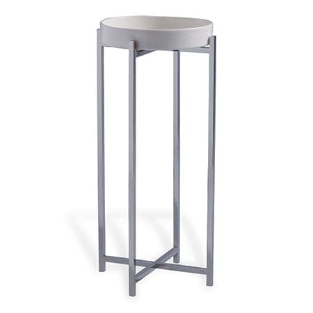 Jody Navy Accent Table-Port 68-PORT-AFDS-384-03-Side TablesCream-3-France and Son