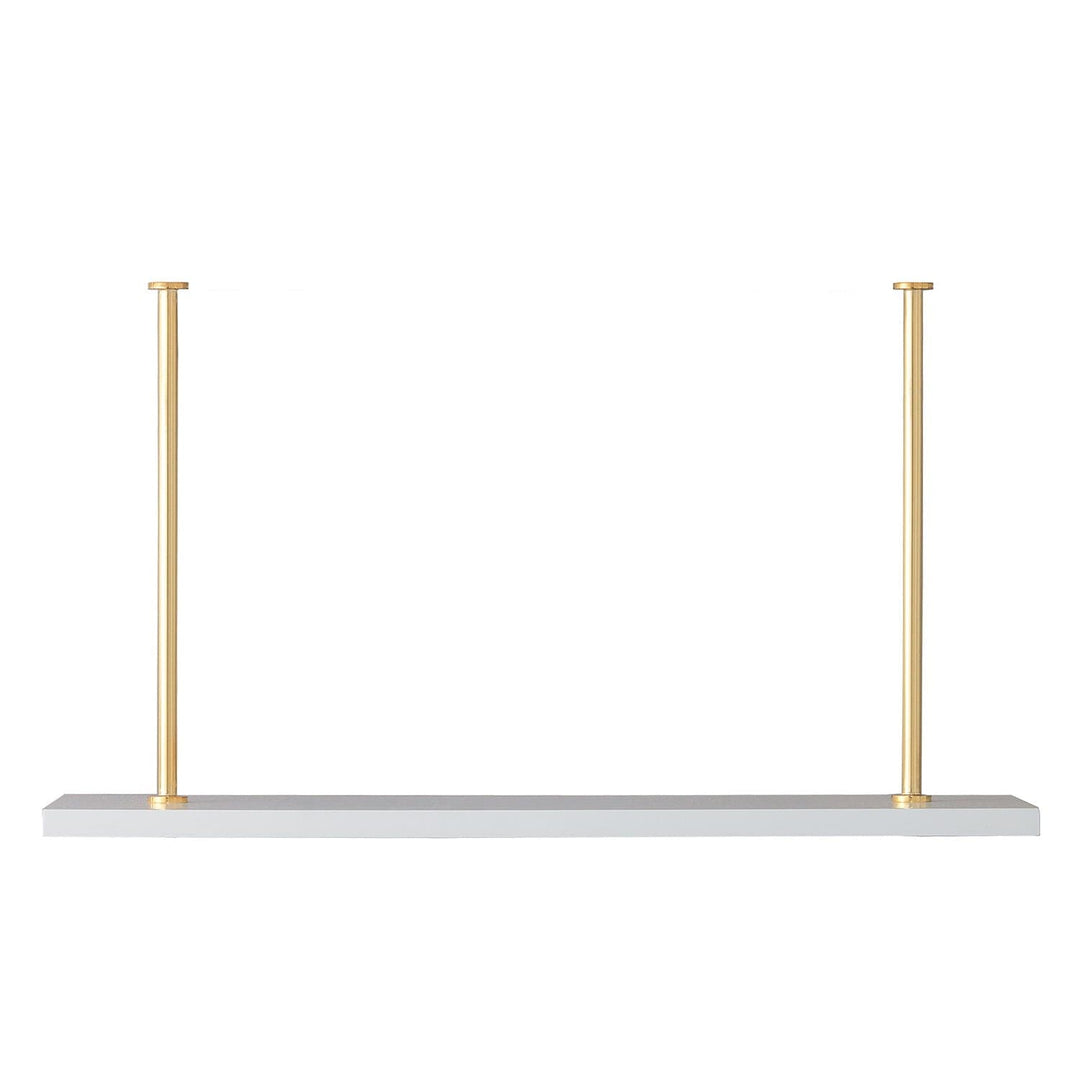 Marais Additional Shelf - 36" Kit-Port 68-PORT-AFGS-313-08-Wall DecorWhite/gold-2-France and Son