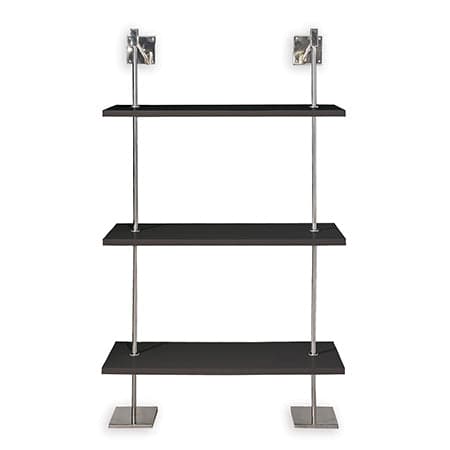 Marais 3-Tier shelf 36"-Port 68-PORT-AFGS-313-15-Bookcases & CabinetsBlack/Nickel-7-France and Son