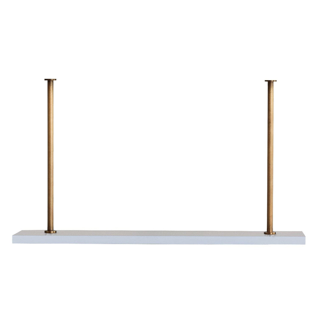 Marais Additional Shelf - 36" Kit-Port 68-PORT-AFGS-313-20-Wall DecorWhite/aged Brass-6-France and Son