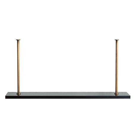 Marais Additional Shelf - 48” Kit-Port 68-PORT-AFGS-313-22-Wall DecorBlack / Brass-2-France and Son